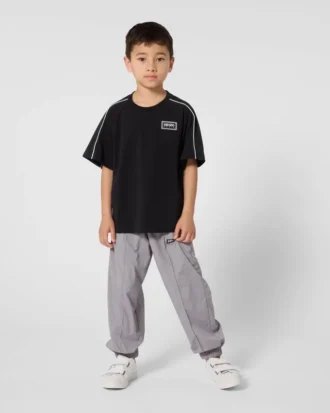 コットンとナイロン製のTシャツ